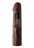 Jock Enhancers 1.5" Vibrating Realistic Penis Extension - Dark
