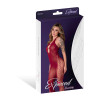 Exposed Seamless Halter Bodystocking - Burgundy
