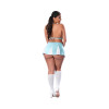 Exposed Head Cheerleader 3pc Costume