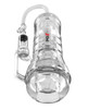 PDX Elite Crystal Clear Stroker with Pump Suction