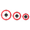 Silicone Enhanced Triple Cockring Set - Red