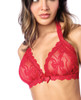 Mapale 2pc Lace Halter Bra & Panty Set