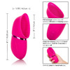 USB charging port detail on CalExotics Intimate Pump USB Rechargeable Full Coverage Pump delivering powerful suction and vibration with quick full charge
