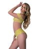 Exposed Daffodil Dreams Collection: Halter Top & Boyshort Set side view