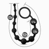 Close-up of the graduated silicone beads on Anal Adventures Platinum set creating intense progressive stimulation with each increasing size
