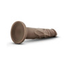 Strong suction cup base close-up on Dr. Skin Basic Realistic Dildo providing secure hands-free suction and harness compatibility for versatile play