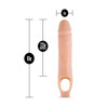 Performance Plus 10" Silicone Penis Extender measurements
