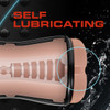 Internal sensational textured tunnel close-up inside Coverboy Butt Stroker - The Cowboy delivering powerful suction and varied stimulation with PerfectFlo air valve control