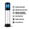 Performance VX10 Smart Penis Pump complete automatic system showing the crystal-clear 11.4 inch x 2.4 inch cylinder with etched measurement markers, digital LCD screen, and motorized one-touch controls for effortless smart pumping
