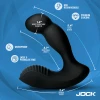 Jock Enhancers: P-Force Silicone Prostate Vibrator w/ Remote measurement chart