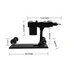 Crazy Lion Fully Automatic Sex Machine measurement chart