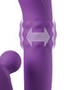 Expanding and contracting textured beads close-up on Fantasy For Her Harmoni Pro delivering slow, throbbing fullness, depth, and pressure along the shaft