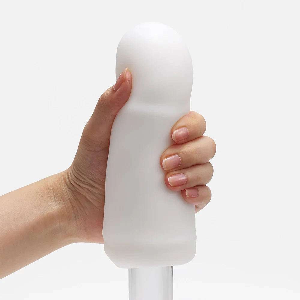 TENGA 3Dx Spiral shown ready for use with its spiral design, thick premium material, and intricate internal reliefs for sculpted ecstasy and deep textured pleasure