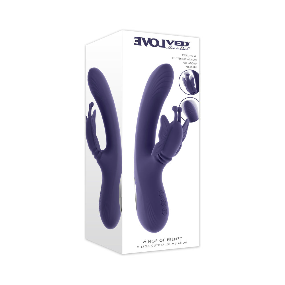 Evolved Wings of Frenzy G-Spot & Clitoral Vibrator
