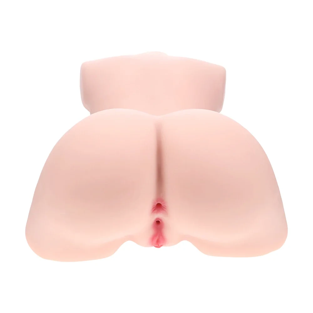 Xkin Bodyforms Aveline Luxe dual entry vibrating masturbator in realistic soft TPE