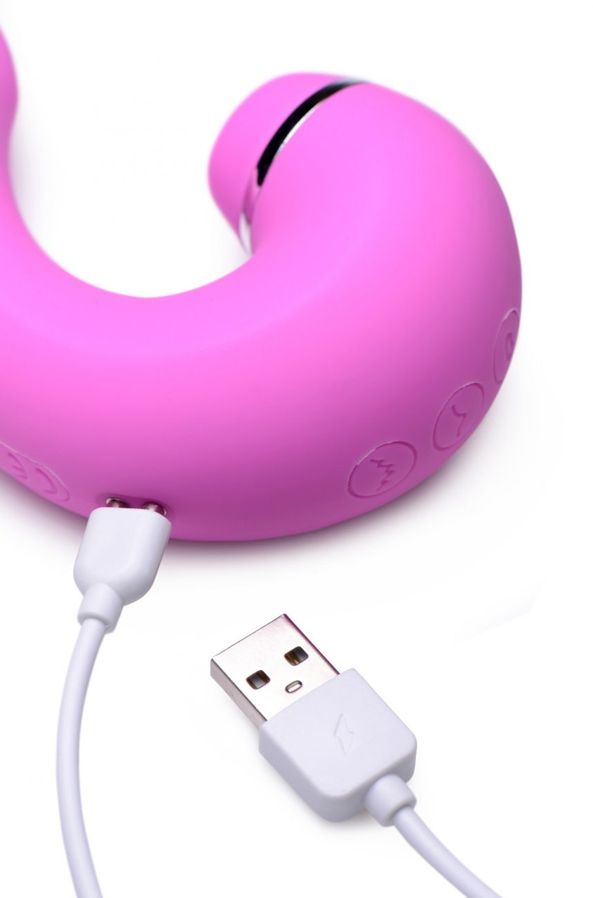 Shegasm 10X Tapping G-Spot Vibe w/ Suction usb rechargeable