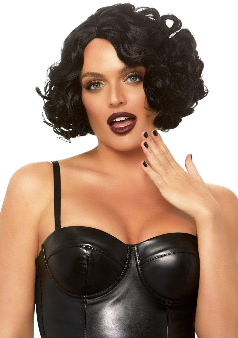 Leg Avenue 12" Curly Bob Wig