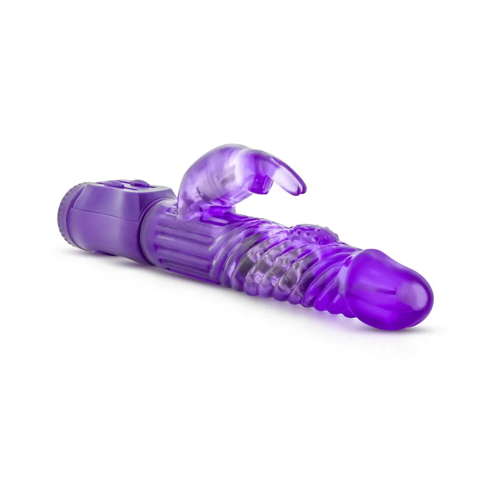 Vibrating rabbit ears clit stimulator on B Yours Beginner's Bunny vibe