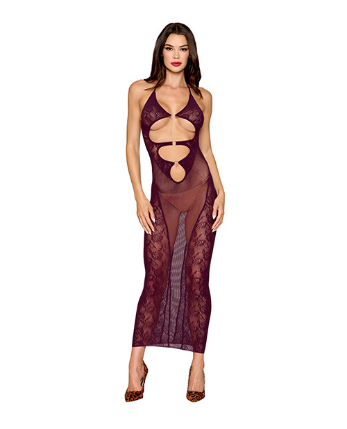 Dreamgirl Seamless Gown w/Removable Shrug 2pc Set