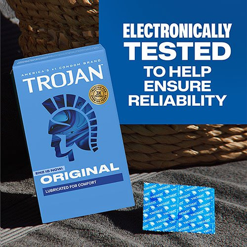 Trojan Original Lubricated Condoms - 3pk