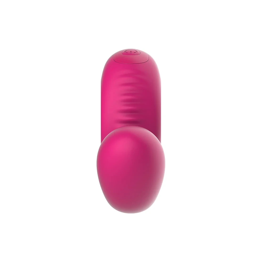 Pink SVibe GIZI Lite snail-shaped dual stimulator with spiral clitoral head