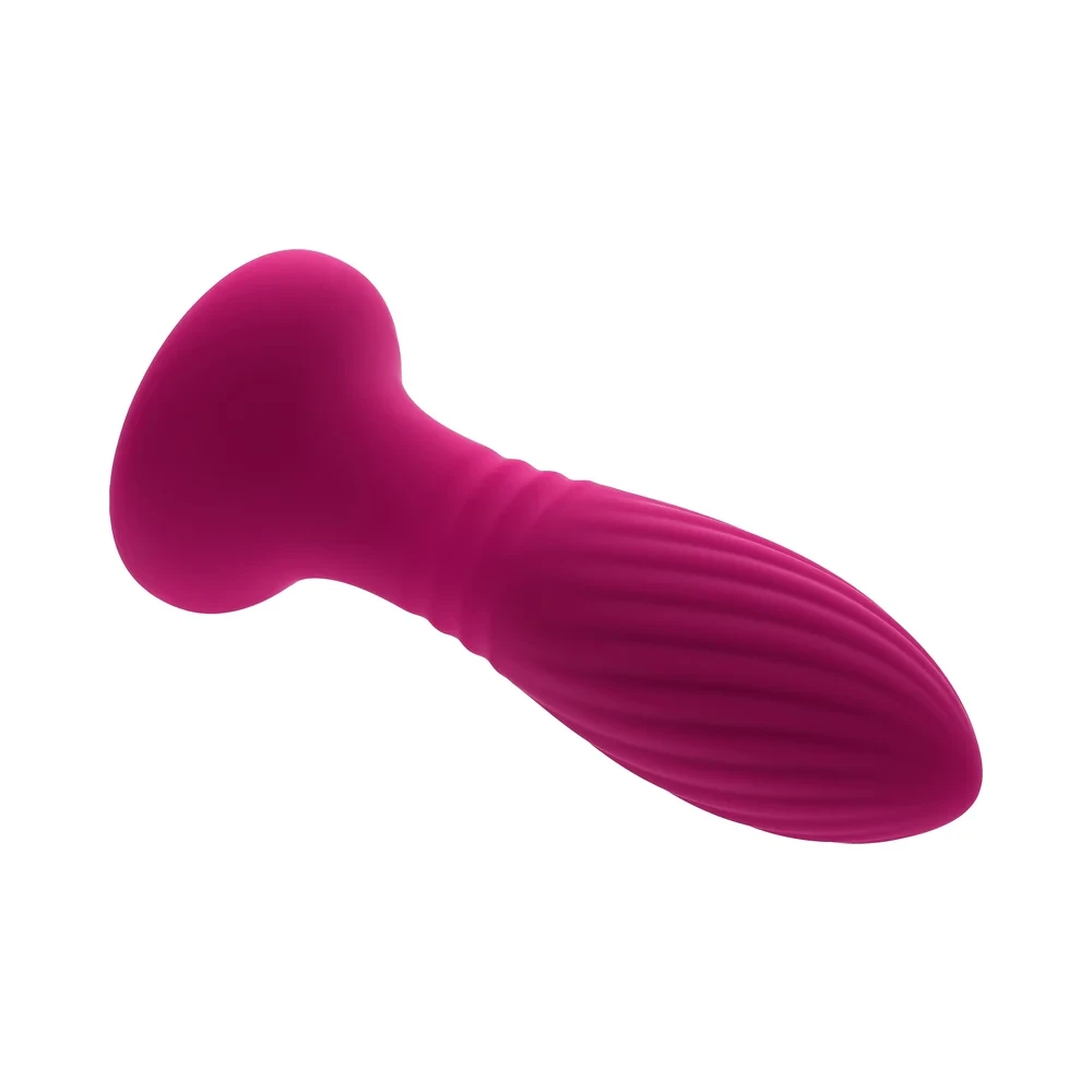 Side view of the Party Plug from tapered tip to flared light-up base.