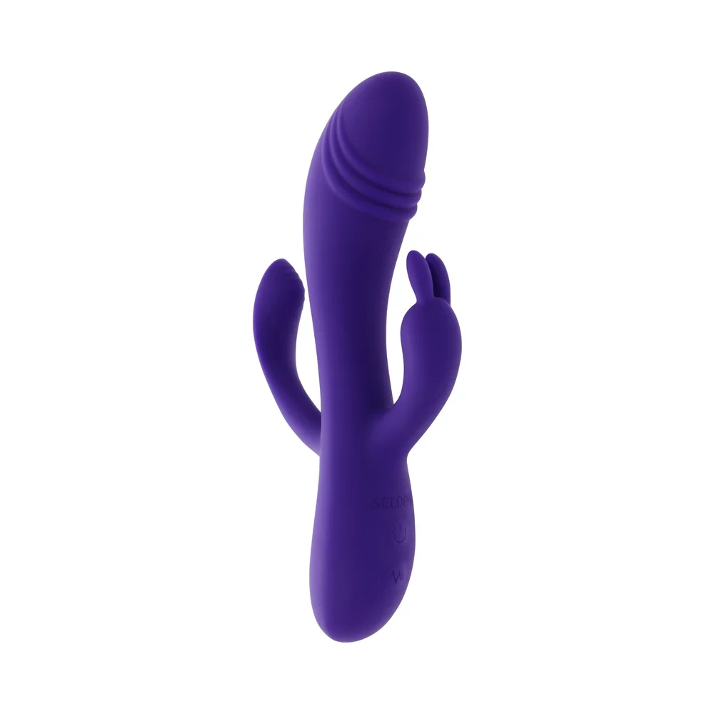 Side view of the Triple Tickle from handle through all three stimulation arms.