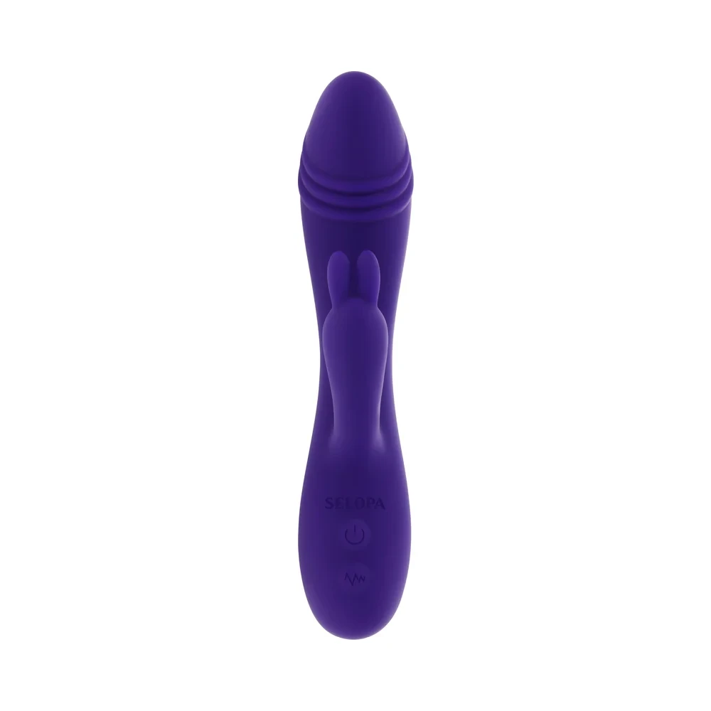 Side view of the Triple Tickle from handle through all three stimulation arms.
