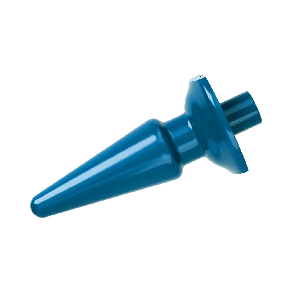 B Yours Ocean vibrating anal plug with a tapered tip and flared base.