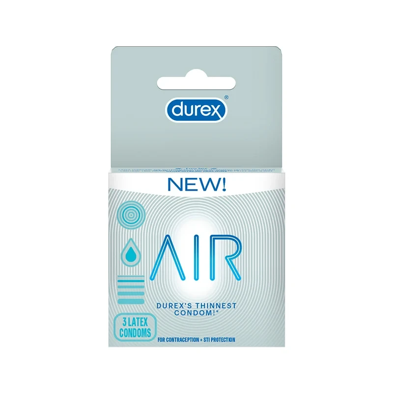 Durex Air Ultra Thin Latex Condoms - 3pk