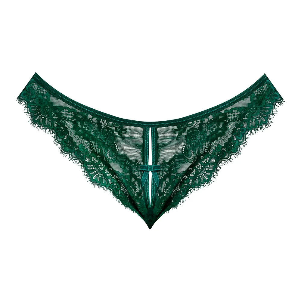 Exposed Evermore Collection: Split Crotch Panty front view.