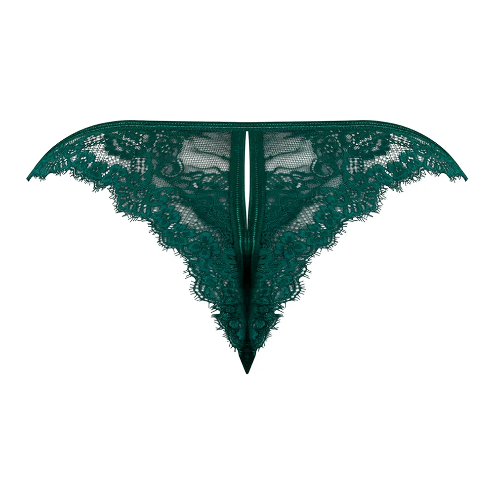 Exposed Evermore Collection: Split Crotch Panty back view.