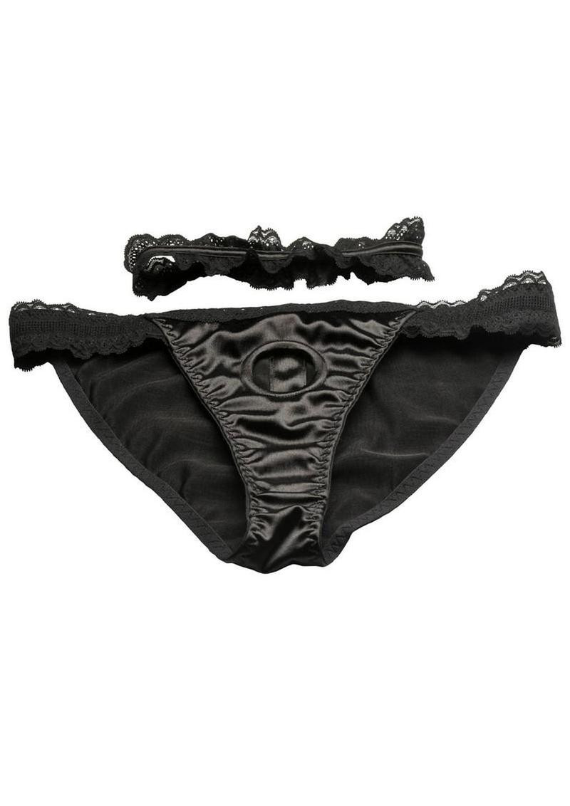 Bedroom Bliss Jolie Strap-On Panty Harness & Garter