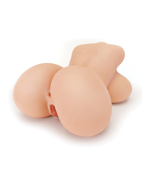 Rear view of the PDX Plus Big Titty Torso with the round ass and anal opening.