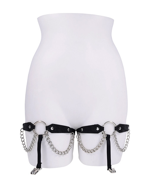 Sex & Mischief Chain Lace Garters
