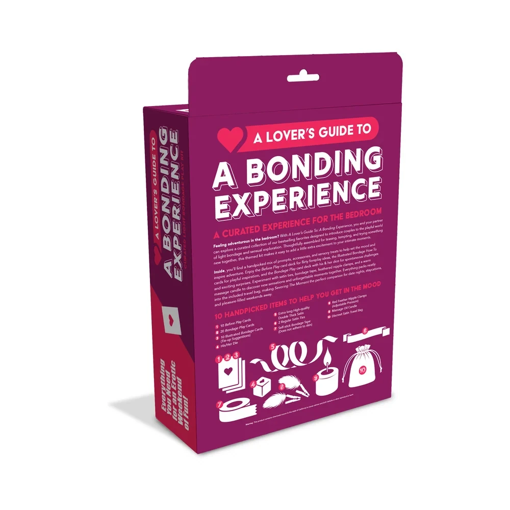 A Lover's Guide to a Bonding Experience retail box back
