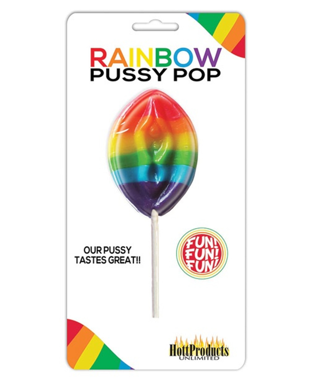 Rainbow Pussy Pop - Fruity Flavor