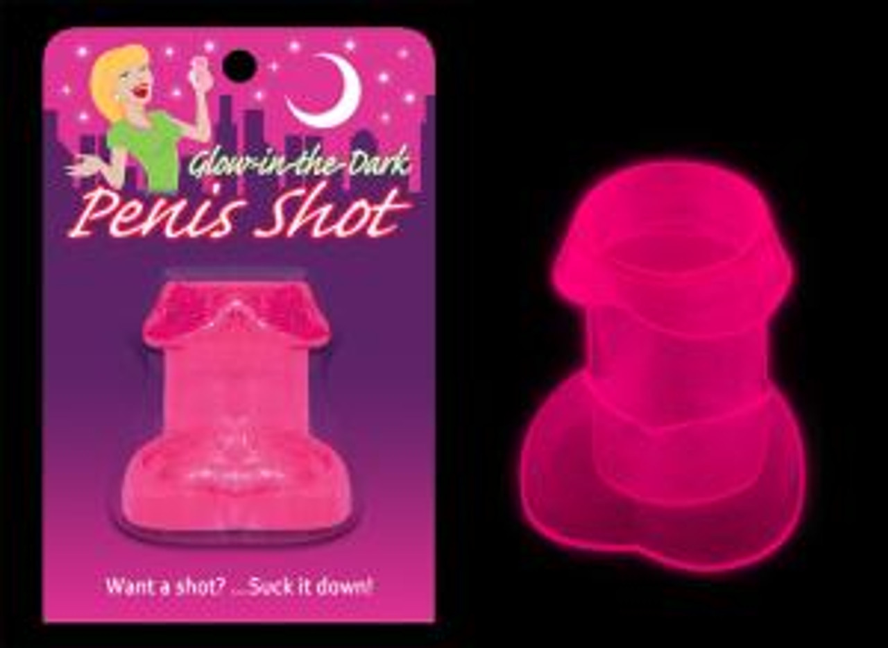 Glowing Penis Shot Glass