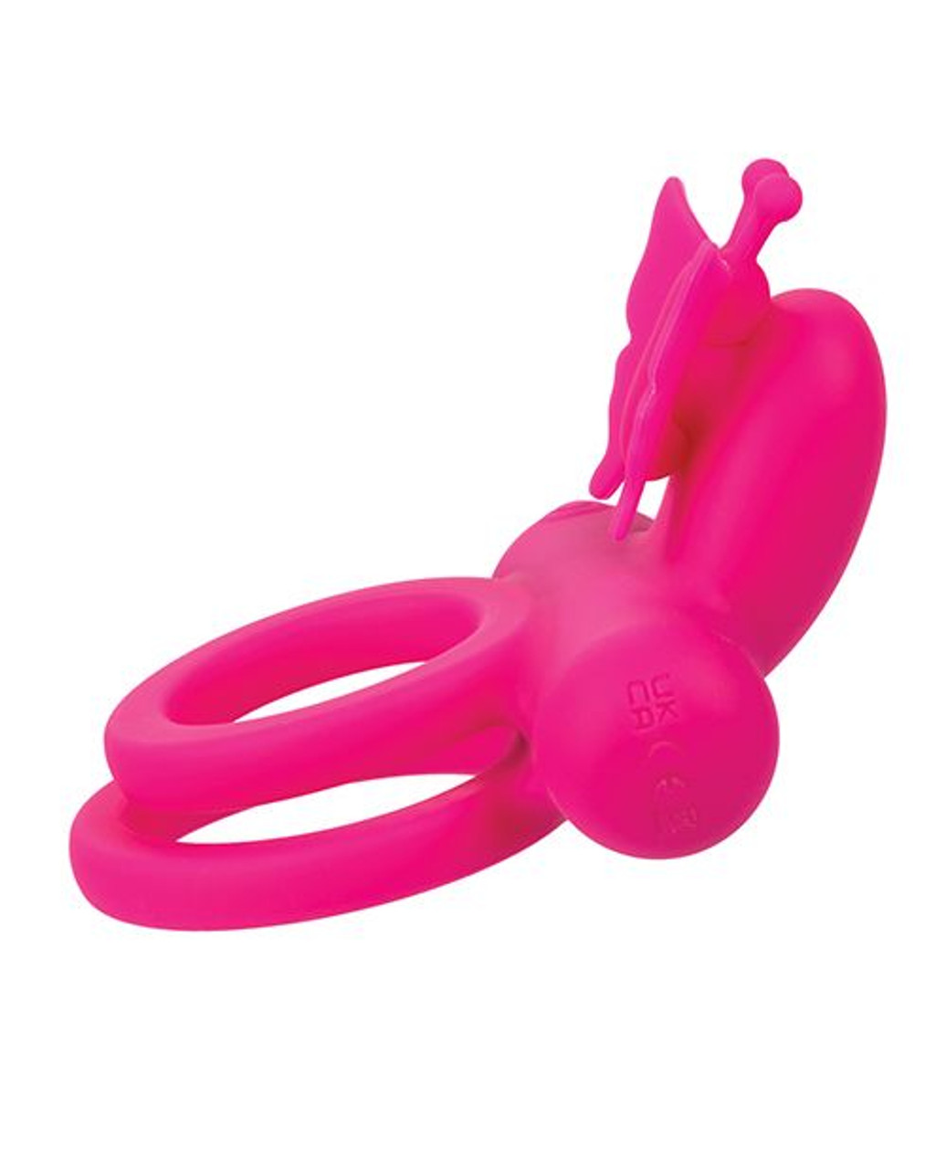 CalExotics Silicone Rechargeable Butterfly Dual Ring