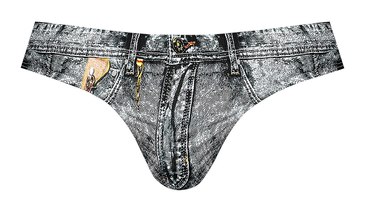 Male Power Dirty Denim Bikini