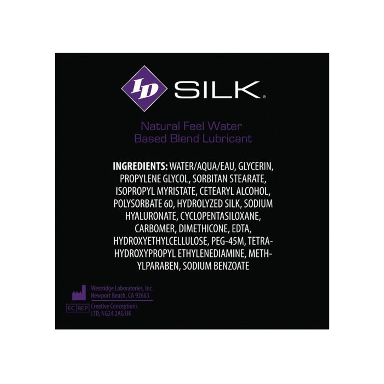 ID Silk Natural Feel Lubricant - 4.4 oz