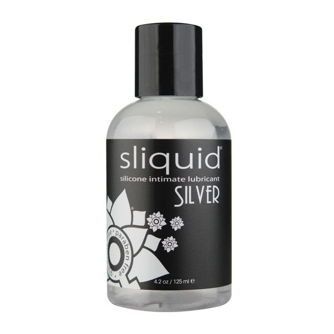 Sliquid Silver Silicone Lubricant - 4.2 oz Sliquid Silver Silicone Lubricant - 4.2 oz