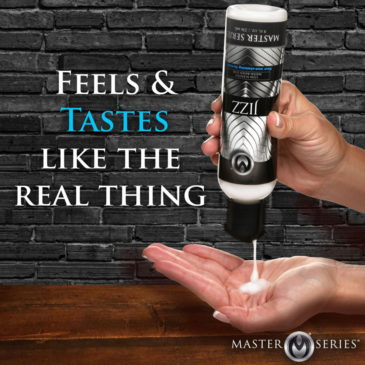 Master Series Jizz Scented Water-Based Lube - 8.5 oz Master Series Jizz Scented Water-Based Lube - 8.5 oz