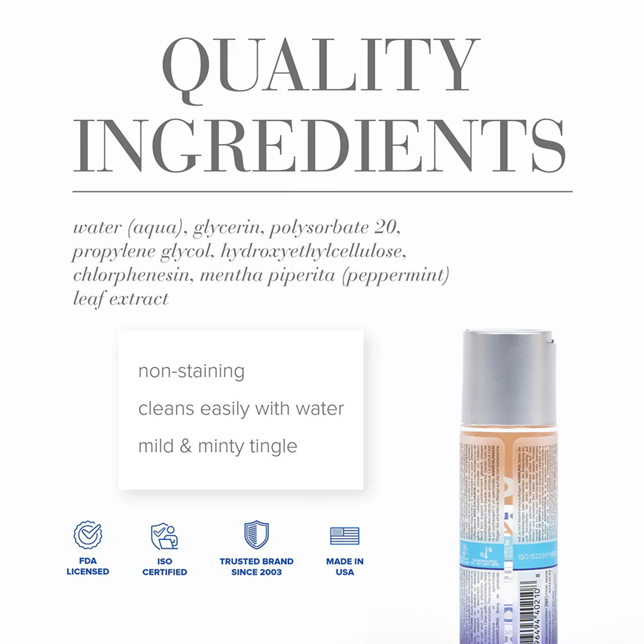 JO H2O Anal Cooling Lubricant JO H2O Anal Cooling Lubricant