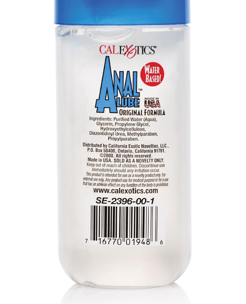 CalExotics Anal Lube Original Water Based Lube - 6 oz CalExotics Anal Lube Original Water Based Lube - 6 oz
