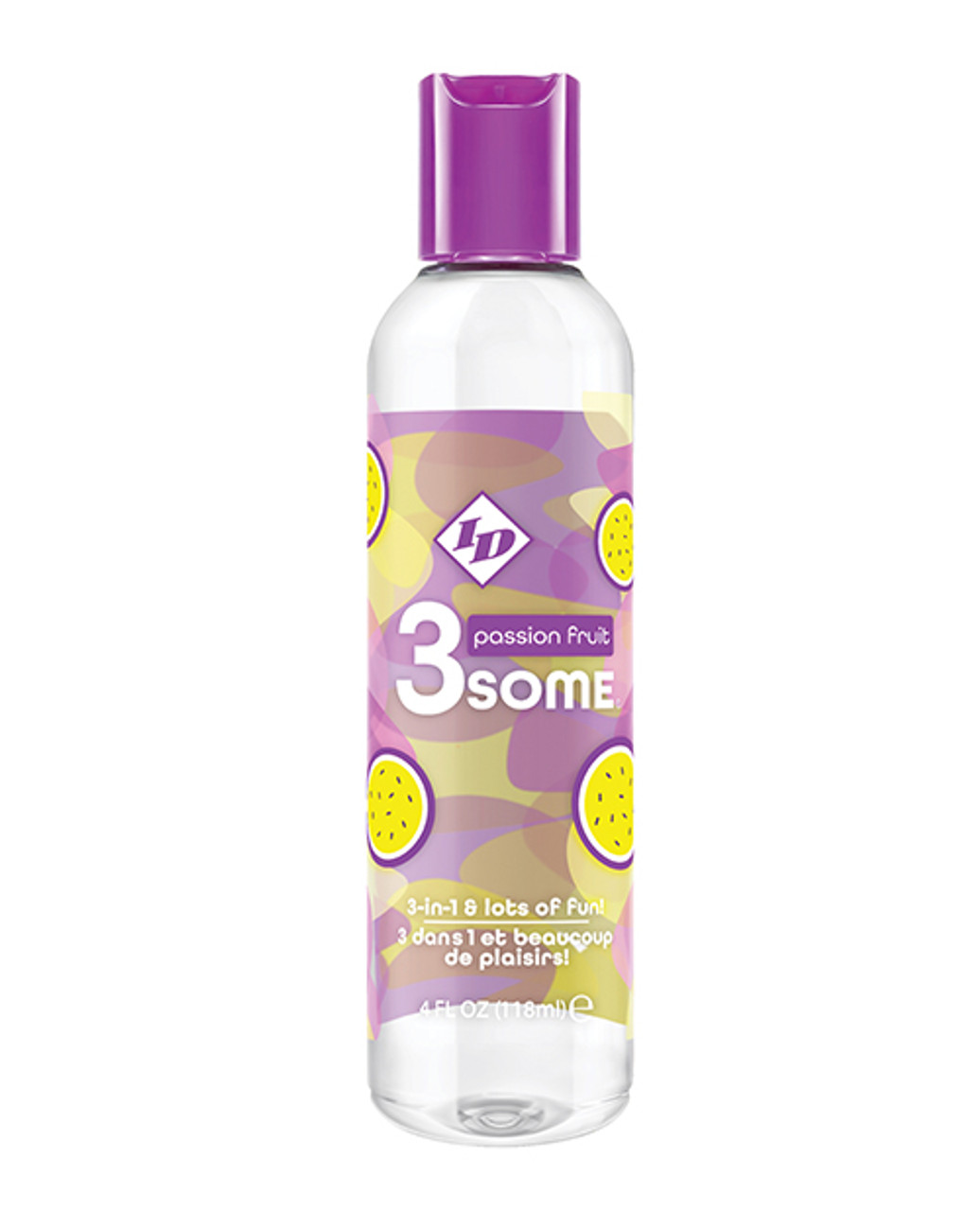 ID 3 Some 3-in-1 Passion Fruit Flavored Lube - 4oz ID 3 Some 3-in-1 Passion Fruit Flavored Lube - 4oz
