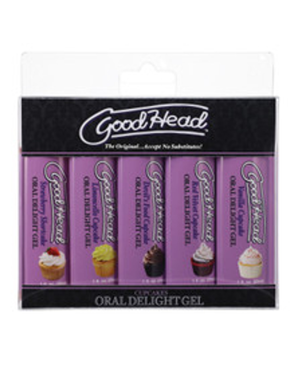 GoodHead Cupcakes Oral Delight Gel - 5 Pack