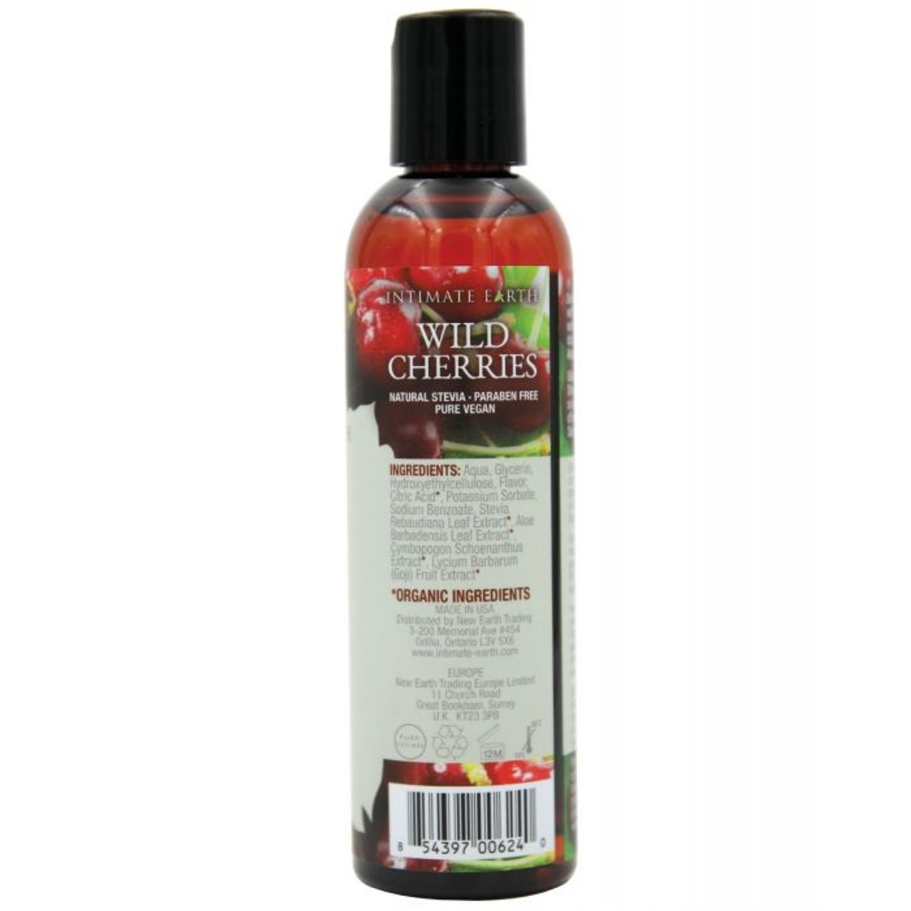 Intimate Earth Wild Cherries Natural Flavors Glide - 4 oz