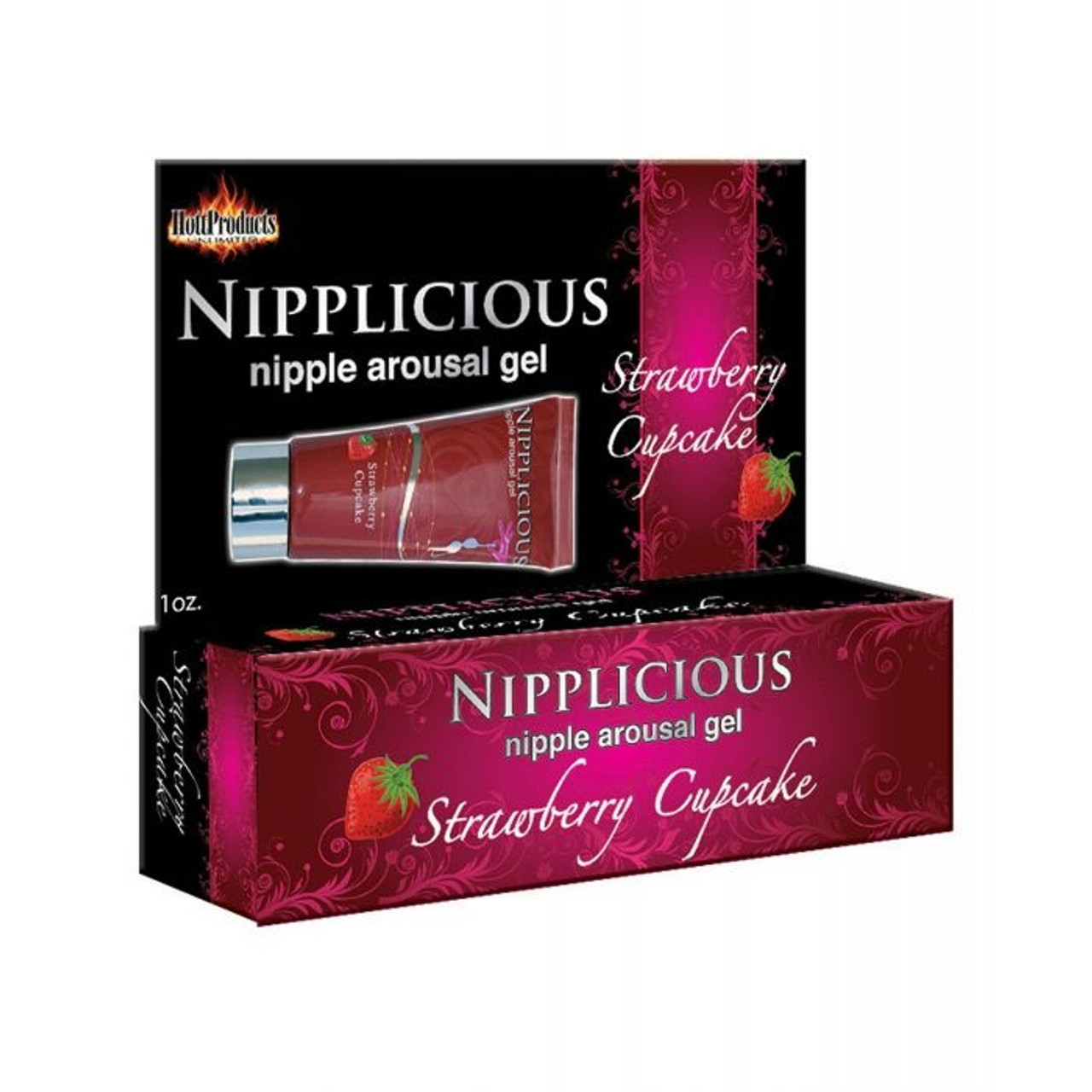 Nipplicious Nipple Arousal Gel 1 oz - Strawberry Shortcake