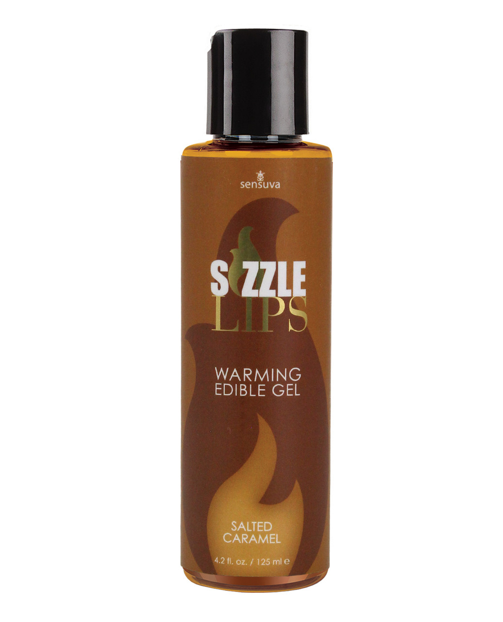 Sizzle Lips Warming Edible Gel 4.2 oz - Salted Caramel